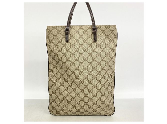 Bolsa Gucci GG Supreme Marrom Bege - vista 10