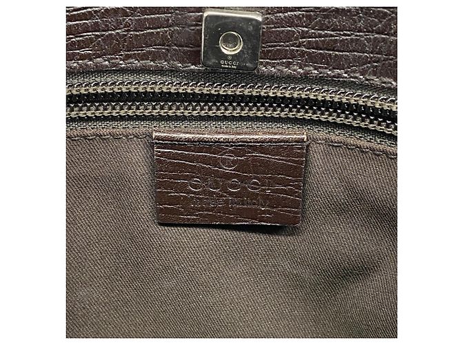 Bolsa Gucci GG Supreme Marrom Bege - vista 5