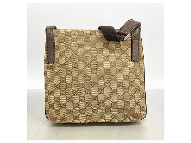 Borsa a Tracolla Gucci GG Canvas Marrone - vista 12