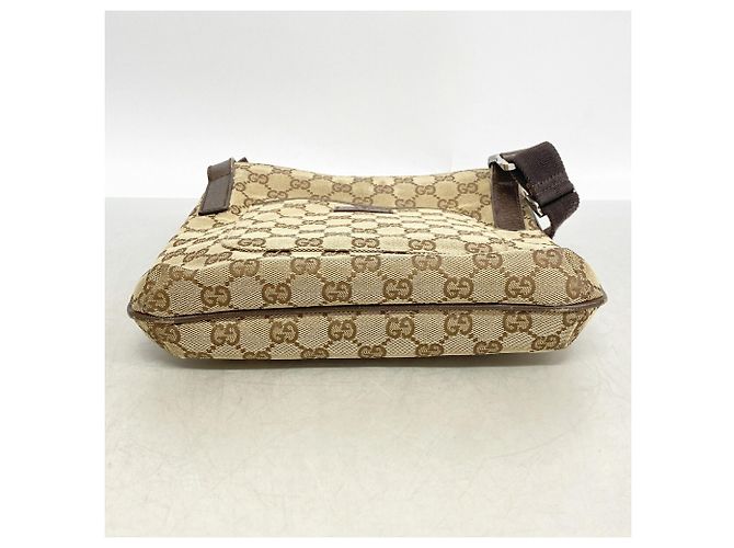 Borsa a Tracolla Gucci GG Canvas Marrone - vista 3