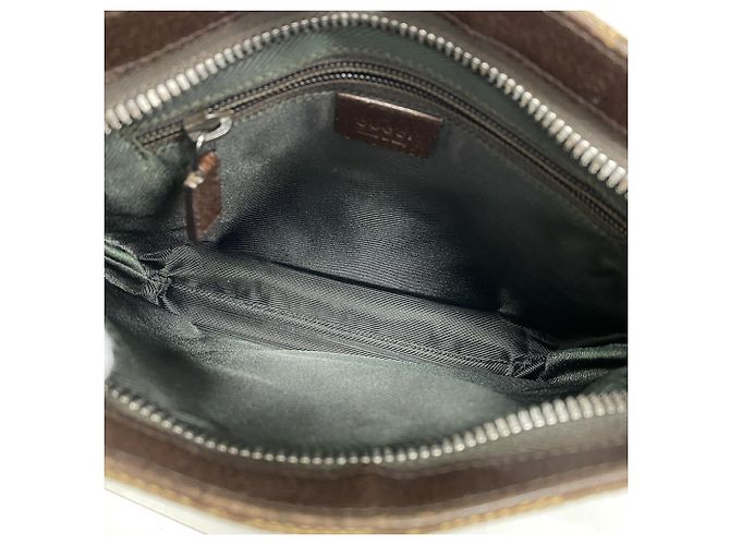 Borsa a Tracolla Gucci GG Canvas Marrone - vista 4