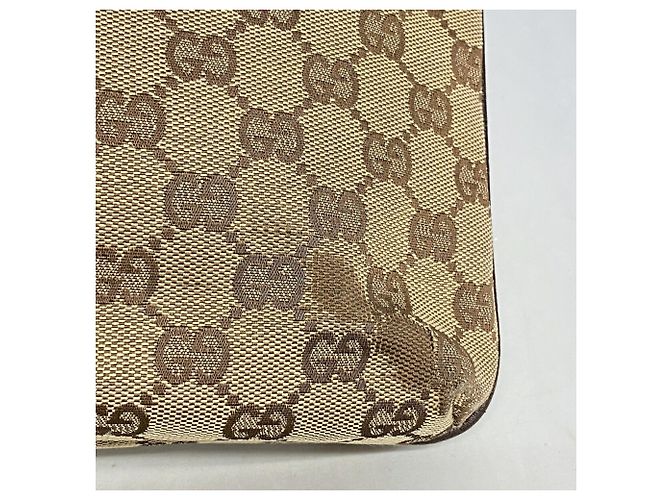 Borsa a Tracolla Gucci GG Canvas Marrone - vista 6