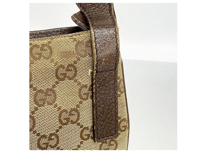 Borsa a Tracolla Gucci GG Canvas Marrone - vista 9