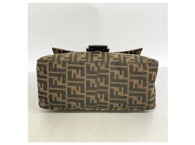 Borsa a secchiello Fendi Zucca Mamma Marrone - vista 3