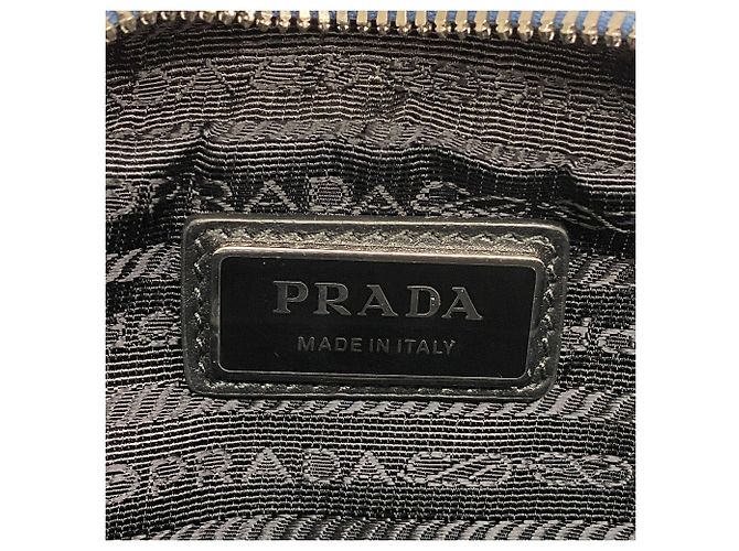 Prada Blue Leather Shoulder Bag - view 5