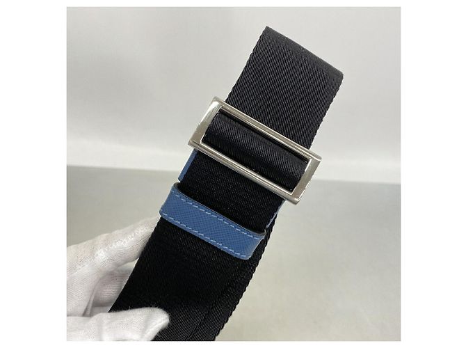 Prada Blue Leather Shoulder Bag - view 7