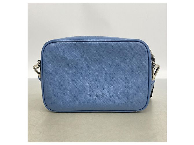Prada Blue Leather Shoulder Bag - view 8