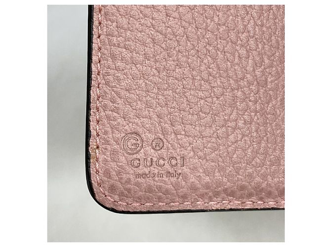 Cartera larga de piel rosa Gucci - vista 4
