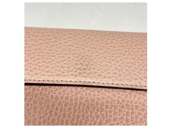 Cartera larga de piel rosa Gucci - vista 8