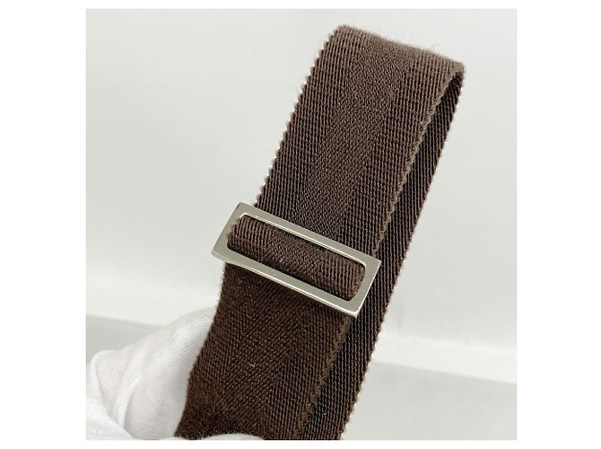 Bolsa de Ombro Gucci GG Canvas Marrom Bege - vista 9