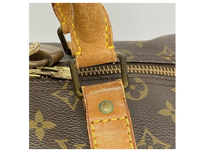 Bolsa Louis Vuitton Boston Monogram Keepall Marrom - vista 10