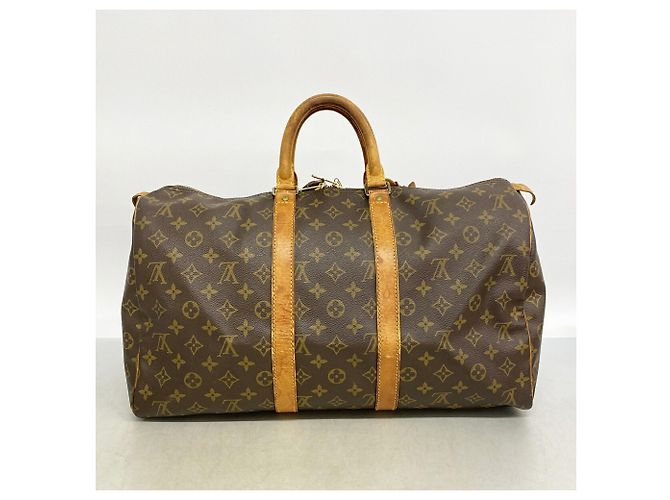 Bolsa Louis Vuitton Boston Monogram Keepall Marrom - vista 11