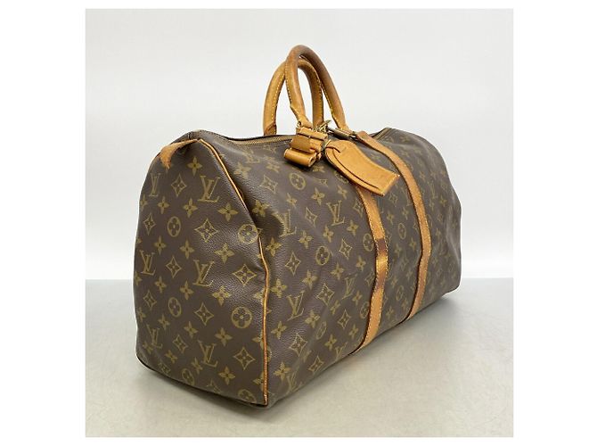 Bolsa Louis Vuitton Boston Monogram Keepall Marrom - vista 2