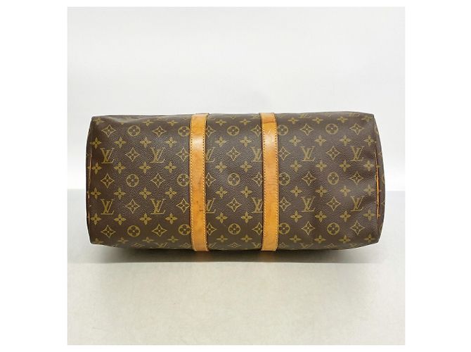 Bolsa Louis Vuitton Boston Monogram Keepall Marrom - vista 3