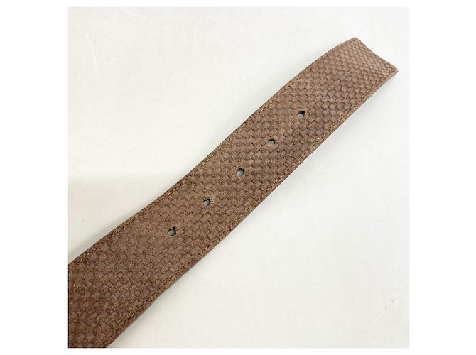 Ceinture Louis Vuitton Micro Damier Marron Noir - vue 5