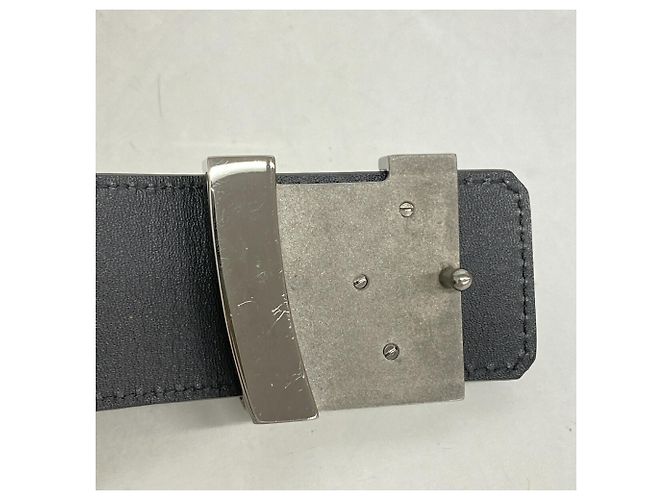 Ceinture Louis Vuitton Micro Damier Marron Noir - vue 7