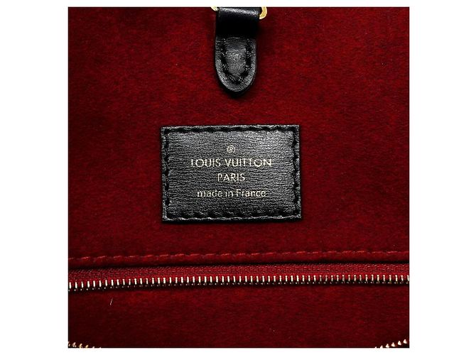Borsa Tote Louis Vuitton Monogram Empreinte Bicolor OnTheGo MM Nero Beige - vista 5