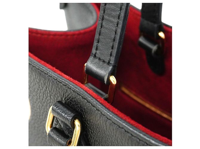 Borsa Tote Louis Vuitton Monogram Empreinte Bicolor OnTheGo MM Nero Beige - vista 9