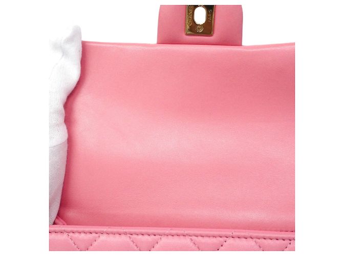 Chanel Matelassé Schultertasche mit Kette Pink - Ansicht 11