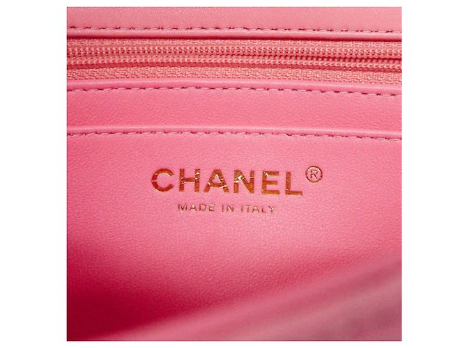 Chanel Matelassé Schultertasche mit Kette Pink - Ansicht 5