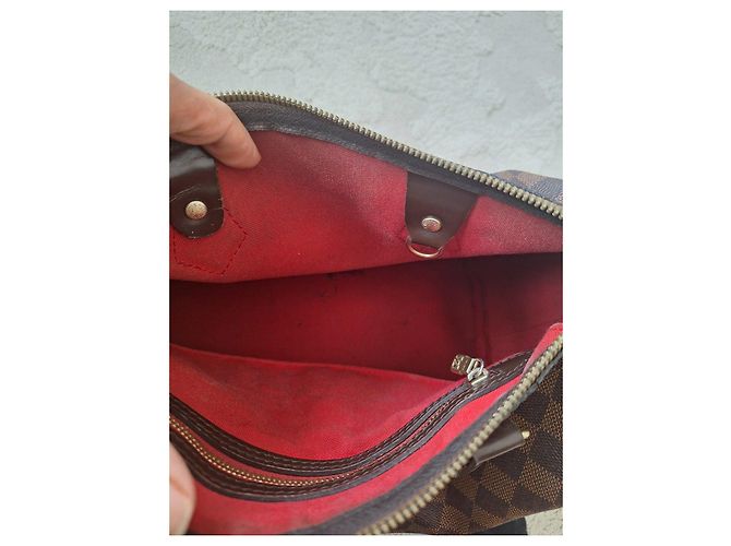 Louis Vuitton Speedy 30 Damier Ebene Handtasche Braun - Ansicht 10