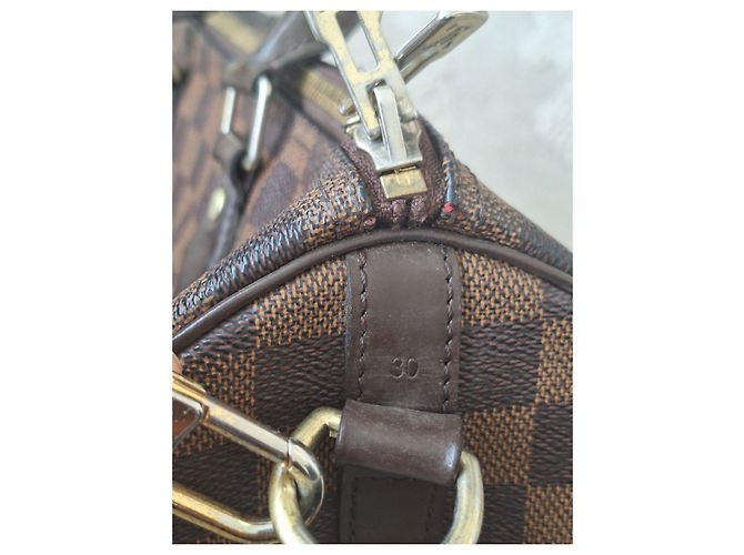 Louis Vuitton Speedy 30 Damier Ebene Handtasche Braun - Ansicht 7