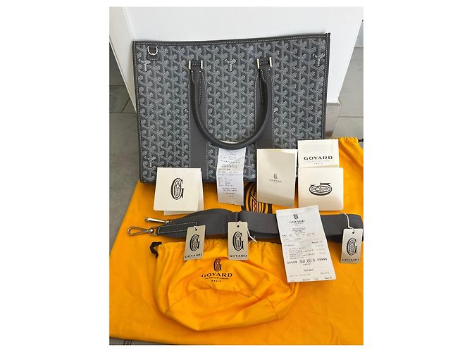 Goyard Morvan Pochette Porte Document Gris - vue 8