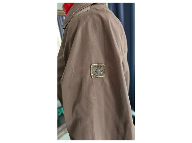 Armani Jeans Gabardina cruzada marrón Castaño - vista 3
