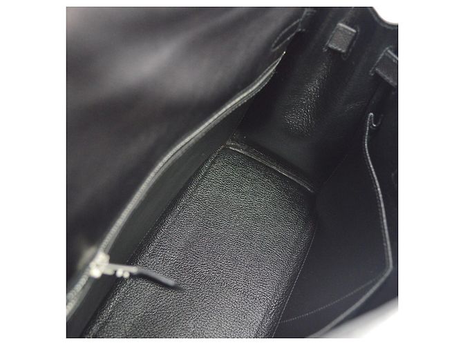 Hermès Hermes Kelly Black Evercalf mit Palladium Hardware 32 Schwarz - Ansicht 5