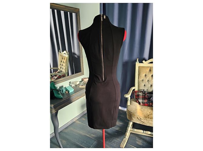Autre Marque Vestido sin mangas con cremallera Tér de Caractère Black Negro - vista 2