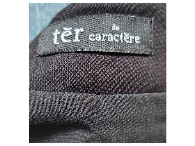 Autre Marque Vestido sin mangas con cremallera Tér de Caractère Black Negro - vista 4