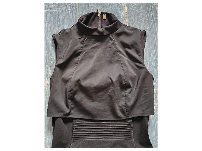 Autre Marque Vestido sin mangas con cremallera Tér de Caractère Black Negro - vista 5