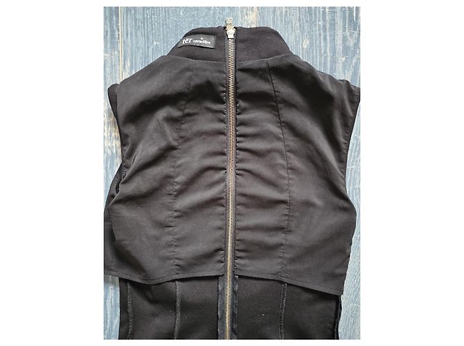 Autre Marque Vestido sin mangas con cremallera Tér de Caractère Black Negro - vista 6