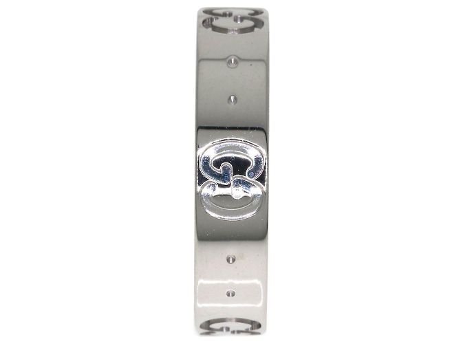 Anillo Gucci Icon #9 en oro blanco de 18K - vista 3