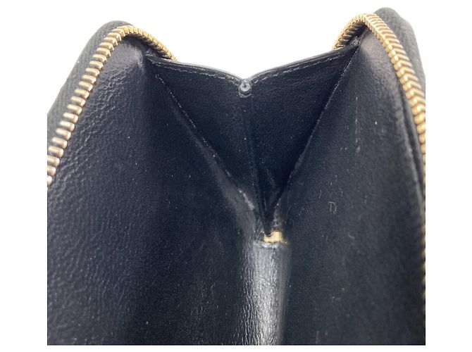 Autre Marque Saint Laurent Cassandra Bi-fold Leather Wallet Black - view 11