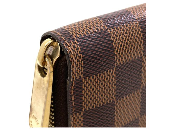 Louis Vuitton Zippy Wallet aus Damier Canvas Damier ebene - Ansicht 10