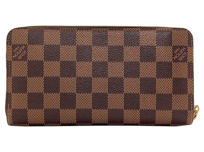 Louis Vuitton Zippy Wallet aus Damier Canvas Damier ebene - Ansicht 2