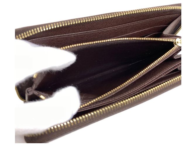Louis Vuitton Zippy Wallet aus Damier Canvas Damier ebene - Ansicht 5