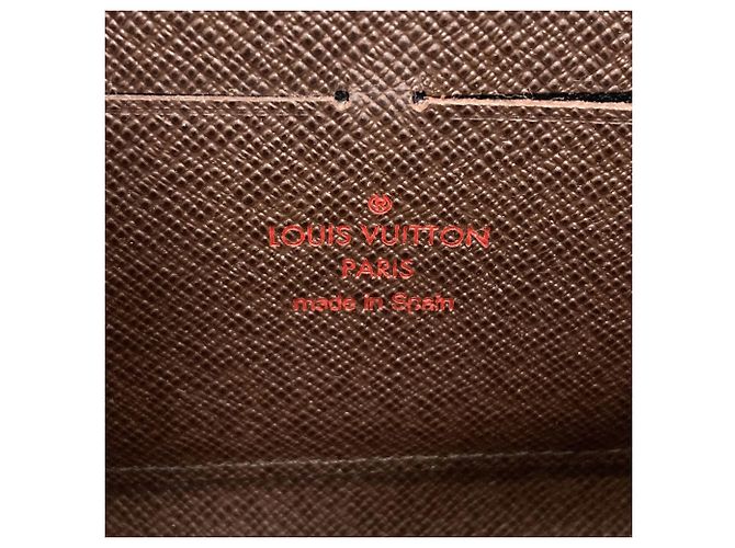 Louis Vuitton Zippy Wallet aus Damier Canvas Damier ebene - Ansicht 6