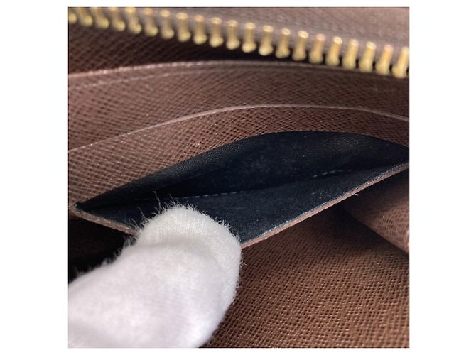 Louis Vuitton Zippy Wallet aus Damier Canvas Damier ebene - Ansicht 8