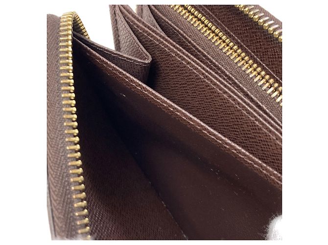 Louis Vuitton Zippy Wallet aus Damier Canvas Damier ebene - Ansicht 9