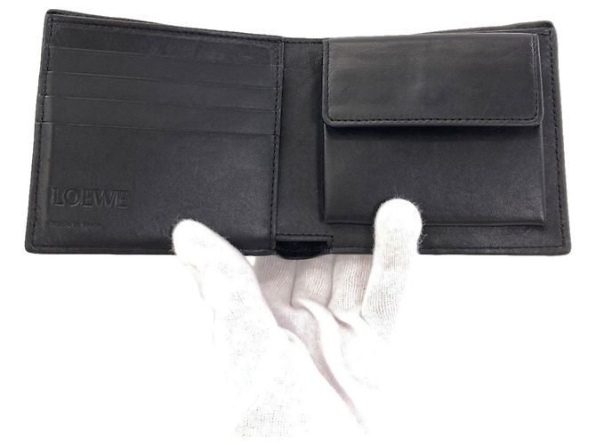 Portafoglio bifold per monete Loewe Puzzle Nero - vista 3