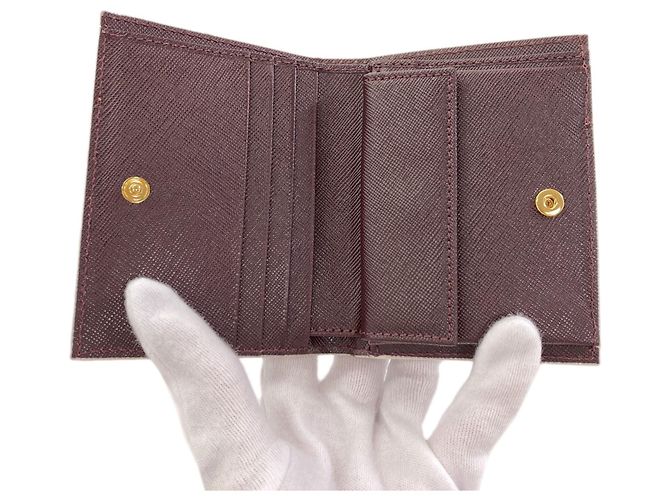 Marni Logo Bi-fold Wallet Brown Pink - view 4
