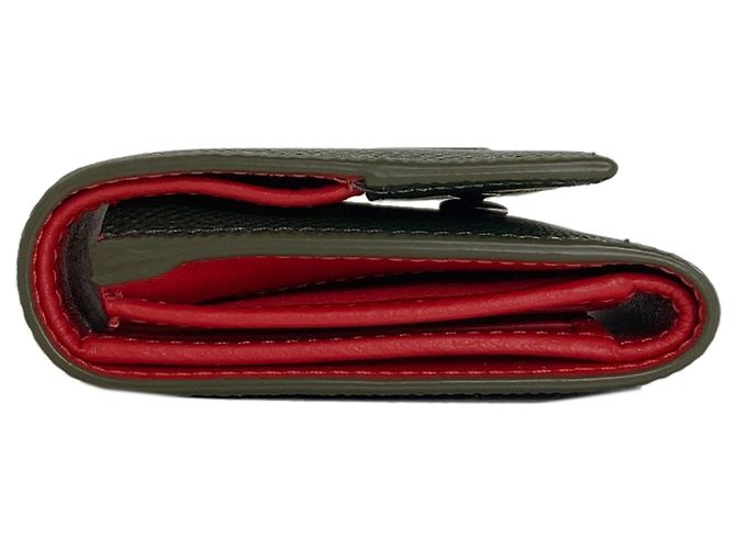 Cartera tri-fold de piel verde Christian Louboutin - vista 3