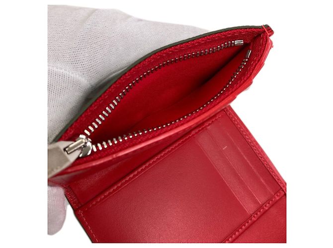 Cartera tri-fold de piel verde Christian Louboutin - vista 6