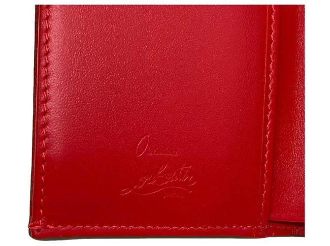Cartera tri-fold de piel verde Christian Louboutin - vista 7