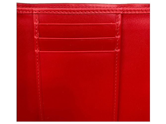 Cartera tri-fold de piel verde Christian Louboutin - vista 8