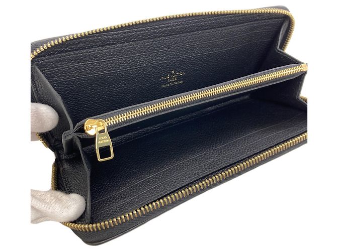Louis Vuitton M60171 Portefeuille Clemence Long Wallet Negro - vista 4