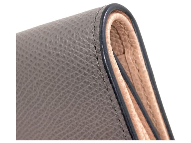 Portafoglio in pelle tri-fold con logo Tod's da donna Marrone - vista 8