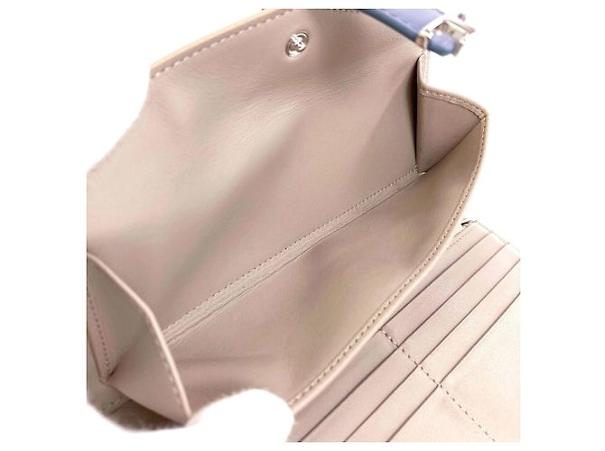 Portafoglio lungo Tod's T Timeless Blu - vista 7